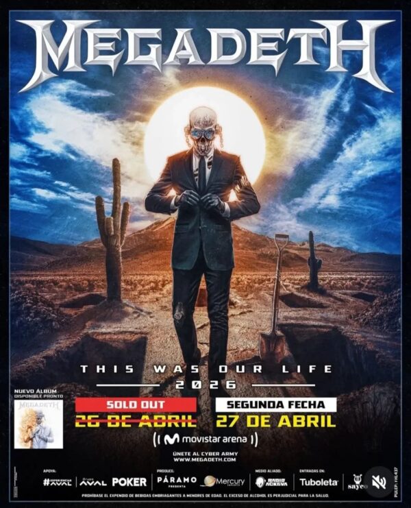 Megadeth 2026